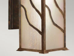 KICHLER Ausgefallene Außenwandleuchte MORRIS Im Antiken Laternenlook, Höhe 39cm -Bestes Beleuchtungs Geschäft ausgefallene aussenwandleuchte morris im antiken l 6