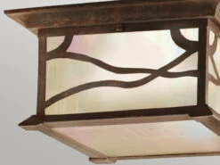 MeineWunschleuchte Ausgefallene LED Außendeckenleuchte Im Antiken Design, Ø30cm -Bestes Beleuchtungs Geschäft ausgefallene led aussendeckenleuchte im antiken de 6