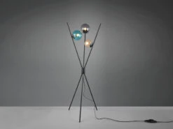 Trio Leuchten Ausgefallene LED Dreibein Stehleuchte Mit Bunten Glaskugeln & Fußschalter 11 Trio Leuchten Ausgefallene LED Dreibein Stehleuchte Mit Bunten Glaskugeln & Fußschalter -Bestes Beleuchtungs Geschäft ausgefallene led dreibein stehleuchte mit bunten g 2