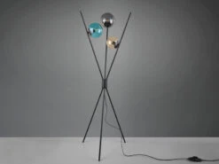 Trio Leuchten Ausgefallene LED Dreibein Stehleuchte Mit Bunten Glaskugeln & Fußschalter 14 Trio Leuchten Ausgefallene LED Dreibein Stehleuchte Mit Bunten Glaskugeln & Fußschalter -Bestes Beleuchtungs Geschäft ausgefallene led dreibein stehleuchte mit bunten g 5