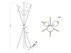 Trio Leuchten Ausgefallene LED Dreibein Stehleuchte Mit Bunten Glaskugeln & Fußschalter 15 Trio Leuchten Ausgefallene LED Dreibein Stehleuchte Mit Bunten Glaskugeln & Fußschalter -Bestes Beleuchtungs Geschäft ausgefallene led dreibein stehleuchte mit bunten g 6