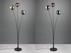 Reality Leuchten Ausgefallene Stehleuchte SHELDON Mit Bunt Verspiegelten Glaskugeln, Höhe 150cm -Bestes Beleuchtungs Geschäft ausgefallene stehleuchte sheldon mit bunt verspieg 4