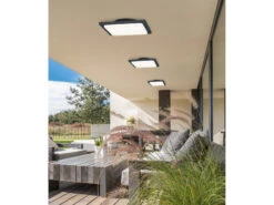 Trio Leuchten Außen-Decken/Wandleuchte TRAVE, Aluminium Anthrazit, Schutzklasse IP54 -Bestes Beleuchtungs Geschäft aussen decken wandleuchte trave aluminium anthrazi 2