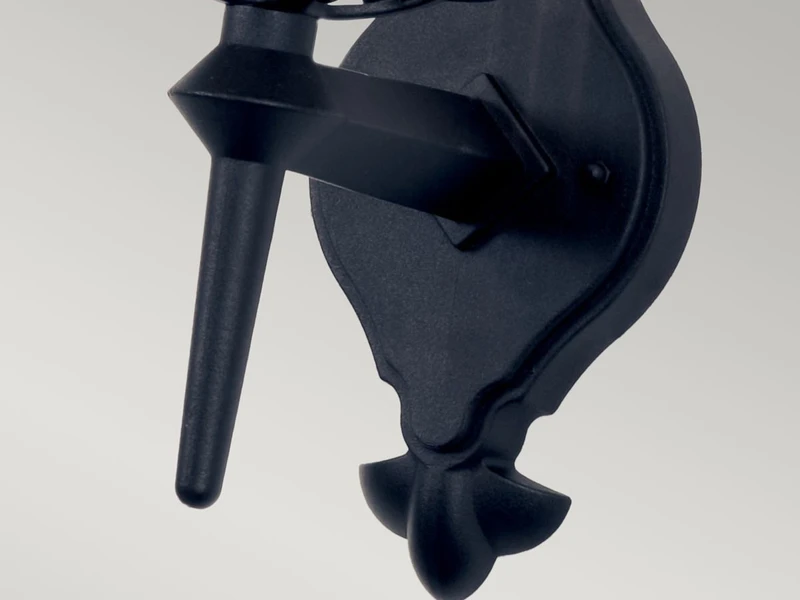 Elstead Lighting Außen Wandlaterne HEREFORD Aus Alu Im Landhausstil, Schwarz Höhe 42cm 8 Elstead Lighting Außen Wandlaterne HEREFORD Aus Alu Im Landhausstil, Schwarz Höhe 42cm – Bild 6