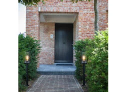 Lutec Außen Wegeleuchte FLAIR Laternenoptik In Schwarz Mit Glas, Höhe 75 Cm -Bestes Beleuchtungs Geschäft aussen wegeleuchte flair laternenoptik in schwarz 1 6