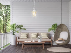 MeineWunschleuchte Außenhängeleuchte PIENZA Laterne Aluminium In Weiß, Höhe 83cm -Bestes Beleuchtungs Geschäft aussenhaengeleuchte pienza laterne aluminium in we 5