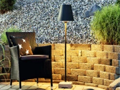 Konstsmide Außenstehleuchte LUCCA Aus Aluminium, Höhe 130cm, Schwarz -Bestes Beleuchtungs Geschäft aussenstehleuchte lucca aus aluminium hoehe 130cm 1 7