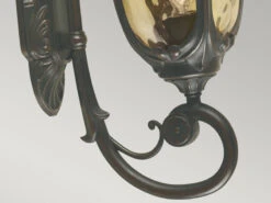 Elstead Lighting Außenwandlaterne PHILADELPHIA Jugendstil Mit Amberglas, Höhe 53cm -Bestes Beleuchtungs Geschäft aussenwandlaterne philadelphia jugendstil mit ambe 6