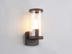 Reality Leuchten Außenwandleuchte BONITO Laterne Aus Aluminium Rostoptik, Höhe 23cm -Bestes Beleuchtungs Geschäft aussenwandleuchte bonito laterne aus aluminium ros 2