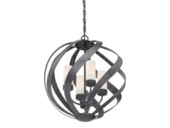 QUINTIESSE Außergewöhnliche Pendelleuchte BLACKSMITH Für Innen & Außen, 4-flammig Ø50cm -Bestes Beleuchtungs Geschäft aussergewoehnliche pendelleuchte blacksmith fuer i 15