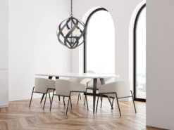 QUINTIESSE Außergewöhnliche Pendelleuchte BLACKSMITH Für Innen & Außen, 4-flammig Ø50cm -Bestes Beleuchtungs Geschäft aussergewoehnliche pendelleuchte blacksmith fuer i 16