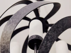 QUINTIESSE Außergewöhnliche Pendelleuchte BLACKSMITH Für Innen & Außen, 4-flammig Ø50cm -Bestes Beleuchtungs Geschäft aussergewoehnliche pendelleuchte blacksmith fuer i 23