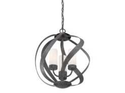 QUINTIESSE Außergewöhnliche Pendelleuchte BLACKSMITH Für Innen & Außen, 3-flammig Ø40,7cm -Bestes Beleuchtungs Geschäft aussergewoehnliche pendelleuchte blacksmith fuer i 31