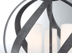 QUINTIESSE Außergewöhnliche Pendelleuchte BLACKSMITH Für Innen & Außen, 3-flammig Ø40,7cm -Bestes Beleuchtungs Geschäft aussergewoehnliche pendelleuchte blacksmith fuer i 36