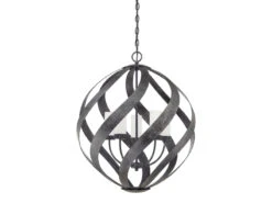 QUINTIESSE Außergewöhnliche Pendelleuchte BLACKSMITH Für Innen & Außen, 5-flammig Ø66,4cm -Bestes Beleuchtungs Geschäft aussergewoehnliche pendelleuchte blacksmith fuer i 43