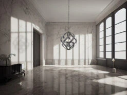 QUINTIESSE Außergewöhnliche Pendelleuchte BLACKSMITH Für Innen & Außen, 5-flammig Ø66,4cm -Bestes Beleuchtungs Geschäft aussergewoehnliche pendelleuchte blacksmith fuer i 45