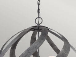 QUINTIESSE Außergewöhnliche Pendelleuchte BLACKSMITH Für Innen & Außen, 5-flammig Ø66,4cm -Bestes Beleuchtungs Geschäft aussergewoehnliche pendelleuchte blacksmith fuer i 52