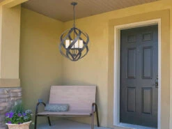 MeineWunschleuchte Außergewöhnliche Pendelleuchte Für Innen & Außen, 4-flammig Ø50cm -Bestes Beleuchtungs Geschäft aussergewoehnliche pendelleuchte fuer innen aussen 21