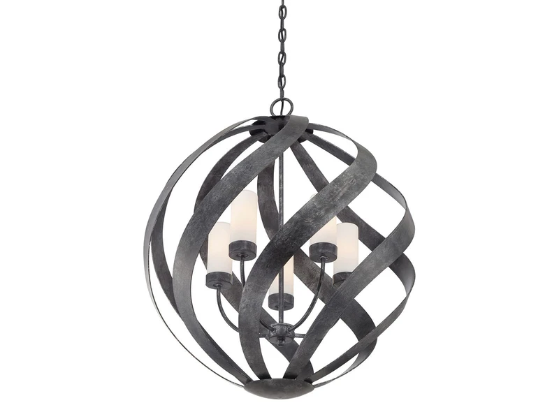 MeineWunschleuchte Außergewöhnliche Pendelleuchte Für Innen & Außen, 5-flammig Ø66,4cm 7 MeineWunschleuchte Außergewöhnliche Pendelleuchte Für Innen & Außen, 5-flammig Ø66,4cm – Bild 5