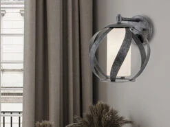 MeineWunschleuchte Außergewöhnliche Wandleuchte Für Innen & Außen, Höhe 28cm -Bestes Beleuchtungs Geschäft aussergewoehnliche wandleuchte fuer innen aussen h 4