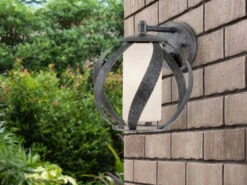 MeineWunschleuchte Außergewöhnliche Wandleuchte Für Innen & Außen, Höhe 28cm -Bestes Beleuchtungs Geschäft aussergewoehnliche wandleuchte fuer innen aussen h 5