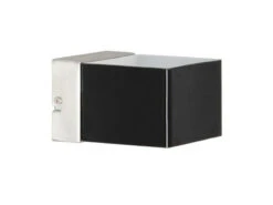 Ranex Badezimmer Wandlampe GARDA, Up- & Downlight Glas Schwarz, 10 X 10 Cm