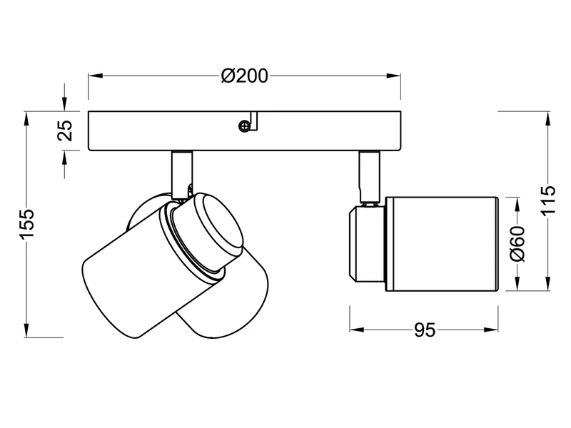Trio Leuchten Badezimmerlampe ANGELO Deckenstrahler 3 Flammig Rund Schwenkbar Chrom 10 Trio Leuchten Badezimmerlampe ANGELO Deckenstrahler 3 Flammig Rund Schwenkbar Chrom – Bild 8