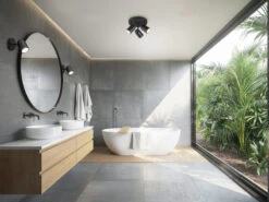 Trio Leuchten Badezimmerlampe ANGELO Wandstrahler 1 Flammig Schwenkbar In Schwarz -Bestes Beleuchtungs Geschäft badezimmerlampe angelo wandstrahler 1 flammig schw 16