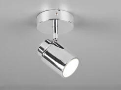 Trio Leuchten Badezimmerlampe ANGELO Wandstrahler 1 Flammig Schwenkbar In Chrom -Bestes Beleuchtungs Geschäft badezimmerlampe angelo wandstrahler 1 flammig schw 5