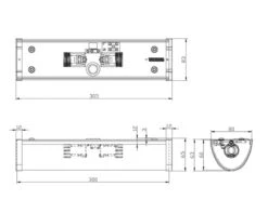 Trio Leuchten Badezimmerleuchte, 2 X E14, Länge 30cm, Chrom, Glas Opal Weiss, IP21 -Bestes Beleuchtungs Geschäft badezimmerleuchte 2 x e14 laenge 30cm chrom glas o 3
