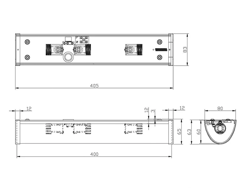Trio Leuchten Badleuchte, 3 X E14, Länge 40cm, Chrom, Glas Opal Weiss, IP21 6 Trio Leuchten Badleuchte, 3 X E14, Länge 40cm, Chrom, Glas Opal Weiss, IP21 – Bild 4