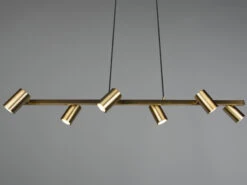 Trio Leuchten Balkenpendelleuchte MARLEY 6-flammig Breite 115 Cm Höhe 150 Cm Altmessing -Bestes Beleuchtungs Geschäft balkenpendelleuchte marley 6 flammig breite 115 cm 5