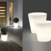 Konstsmide Beleuchteter Pflanzkübel Outdoor 2er Set LED Blumentopf Ø 28cm Terrassenleuchten 2 Konstsmide Beleuchteter Pflanzkübel Outdoor 2er Set LED Blumentopf Ø 28cm Terrassenleuchten -Bestes Beleuchtungs Geschäft beleuchteter pflanzkuebel outdoor 2er set led blum