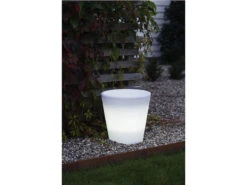 Konstsmide Beleuchteter Pflanzkübel Outdoor 2er Set LED Blumentopf Ø 28cm Terrassenleuchten -Bestes Beleuchtungs Geschäft beleuchteter pflanzkuebel outdoor 2er set led blum 3