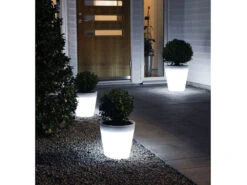 Konstsmide Beleuchteter Pflanzkübel Outdoor LED Blumentopf Ø 37cm Terrassenbeleuchtung -Bestes Beleuchtungs Geschäft beleuchteter pflanzkuebel outdoor led blumentopf 3 3