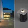 Trio Leuchten Bodeneinbauspot BELAJA Eckig Edelstahl 11cm IP65 - Bodenstrahler Für Einfahrt -Bestes Beleuchtungs Geschäft bodeneinbauspot belaja eckig edelstahl 11cm ip65 b