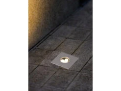 Trio Leuchten Bodeneinbauspot BELAJA Eckig Edelstahl 11cm IP65 - Bodenstrahler Für Einfahrt -Bestes Beleuchtungs Geschäft bodeneinbauspot belaja eckig edelstahl 11cm ip65 b 4