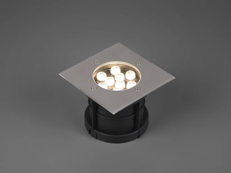 Trio Leuchten Bodeneinbauspot BELAJA Eckig Edelstahl 16,5cm IP65 - Belastbar Bis 2.000kg 5 Trio Leuchten Bodeneinbauspot BELAJA Eckig Edelstahl 16,5cm IP65 - Belastbar Bis 2.000kg – Bild 3