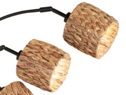 Fischer & Honsel Bogenlampe HYAZINTHE 5flammig 190cm Groß, Metall Schwarz Lampenschirme Seegras 12 Fischer & Honsel Bogenlampe HYAZINTHE 5flammig 190cm Groß, Metall Schwarz Lampenschirme Seegras -Bestes Beleuchtungs Geschäft bogenlampe hyazinthe 5flammig 190cm gross metall s 4