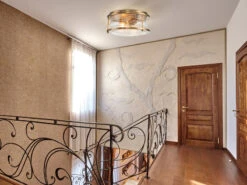 KICHLER Deckenleuchte ASHLAND BAY In Messing Für Badezimmer & Wohnraum, Ø30,5cm -Bestes Beleuchtungs Geschäft deckenleuchte ashland bay in messing fuer badezimm 4