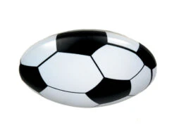 Niermann Deckenleuchte Für Fussball-Fans, Deckenschale Mit Bruchsicherem Schirm, FUSSBALL