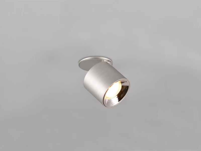 Trio Leuchten Deckenstrahler GUAYANA Silber 1 Spot Schwenkbar Ø 9cm 7 Trio Leuchten Deckenstrahler GUAYANA Silber 1 Spot Schwenkbar Ø 9cm – Bild 5