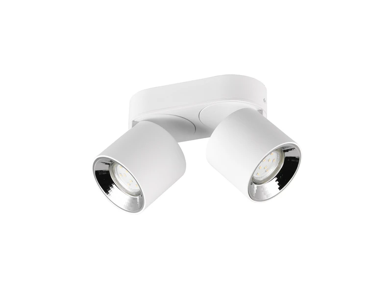 Trio Leuchten Deckenstrahler GUAYANA Weiß 2 Spots Schwenkbar Breite 18cm 4 Trio Leuchten Deckenstrahler GUAYANA Weiß 2 Spots Schwenkbar Breite 18cm – Bild 2