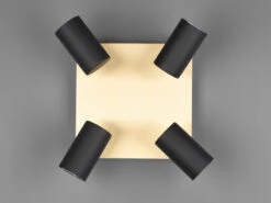 Trio Leuchten Deckenstrahler MARLEY In Schwarz-Gold 4-flammig Spots Schwenkbar 13 Trio Leuchten Deckenstrahler MARLEY In Schwarz-Gold 4-flammig Spots Schwenkbar -Bestes Beleuchtungs Geschäft deckenstrahler marley in schwarz gold 4 flammig sp 4