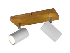 Trio Leuchten Deckenstrahler MARLEY Weiß Mit Holz 2-flammig Spots Schwenkbar 9 Trio Leuchten Deckenstrahler MARLEY Weiß Mit Holz 2-flammig Spots Schwenkbar -Bestes Beleuchtungs Geschäft deckenstrahler marley weiss mit holz 2 flammig spo 1