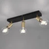 Reality Leuchten Deckenstrahler VANNES 3 Flammig Messing/Schwarz, Balken 44cm Breit -Bestes Beleuchtungs Geschäft deckenstrahler vannes 3 flammig messing schwarz ba