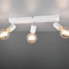 Reality Leuchten Deckenstrahler VANNES 3 Flammig Weiß, Balken 44cm Breit -Bestes Beleuchtungs Geschäft deckenstrahler vannes 3 flammig weiss balken 44cm