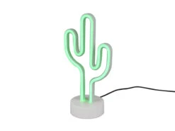 Reality Leuchten Deko LED Tischleuchte CACTUS Batterie- Oder USB Betrieben, Höhe 29cm -Bestes Beleuchtungs Geschäft deko led tischleuchte cactus batterie oder usb bet 1