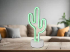 Reality Leuchten Deko LED Tischleuchte CACTUS Batterie- Oder USB Betrieben, Höhe 29cm -Bestes Beleuchtungs Geschäft deko led tischleuchte cactus batterie oder usb bet 2