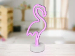 Reality Leuchten Deko LED Tischleuchte FLAMINGO Batterie- Oder USB Betrieben, Höhe 29cm -Bestes Beleuchtungs Geschäft deko led tischleuchte flamingo batterie oder usb b 2